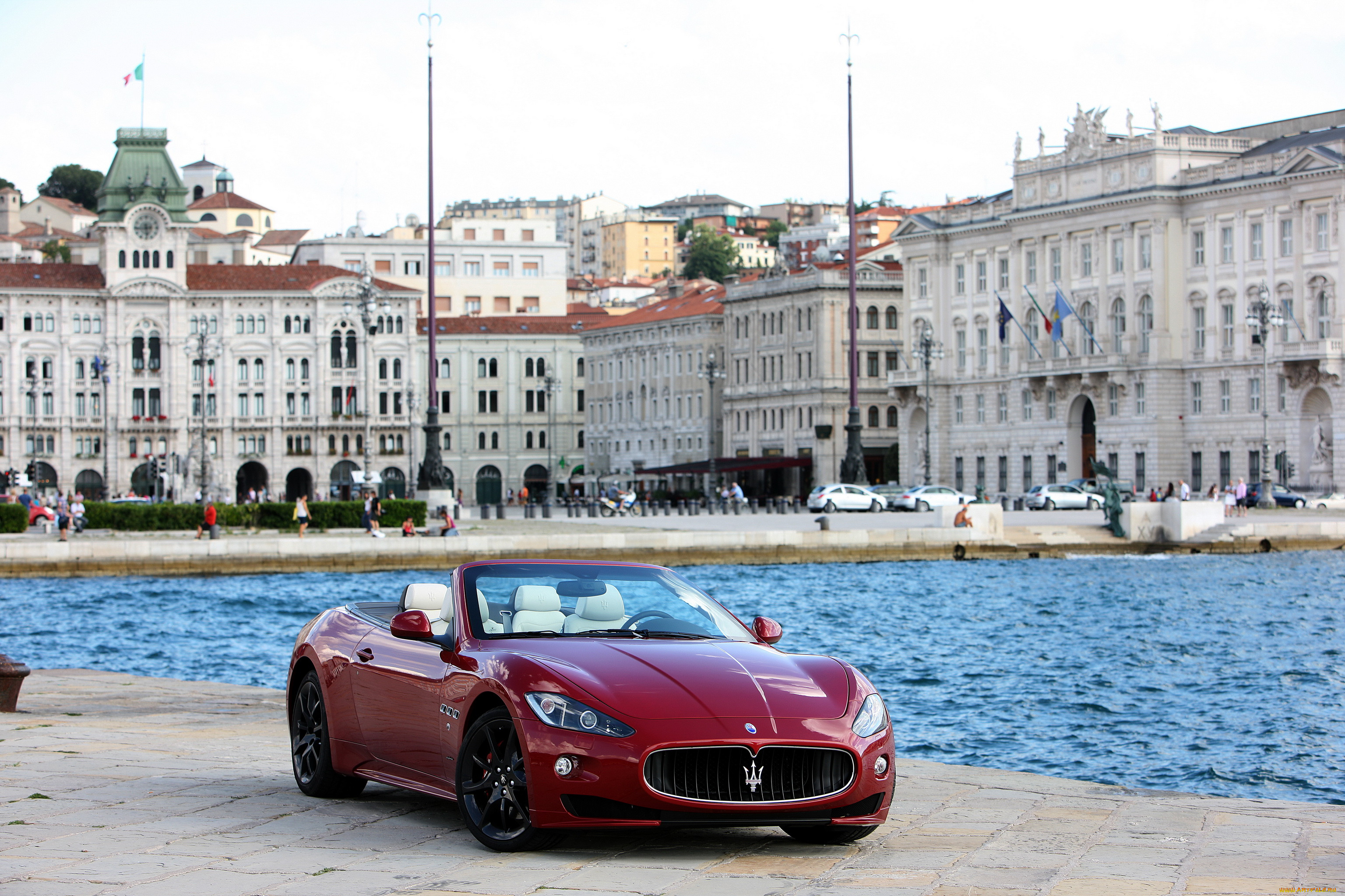 2011, maserati, grancabrio, sport, 